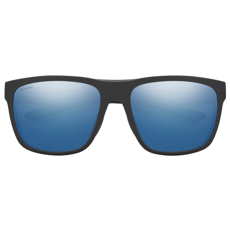 Load image into Gallery viewer, SMITH Barra Polarized Sunglasses - Matte Black/ChromaPop Glass Blue Mirror 2