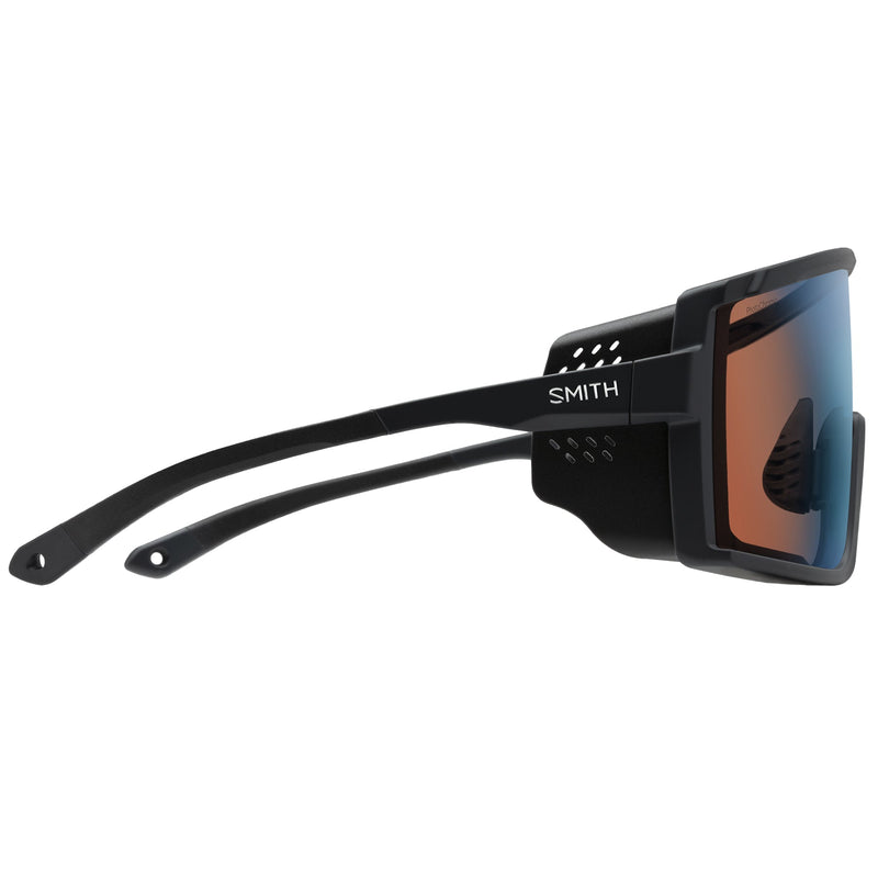 Load image into Gallery viewer, SMITH Pursuit Sunglasses - Matte Black/ChromaPop Glacier Photochromic Copper Blue Mirror 3