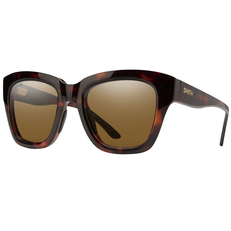 Load image into Gallery viewer, SMITH Women's Sway Polarized Sunglasses - Tortoise/ChromaPop Brown 1