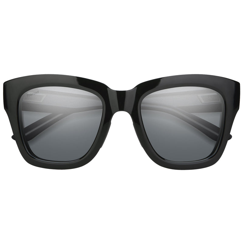 Load image into Gallery viewer, SMITH Women's Sway Polarized Sunglasses - Black/Gray 2