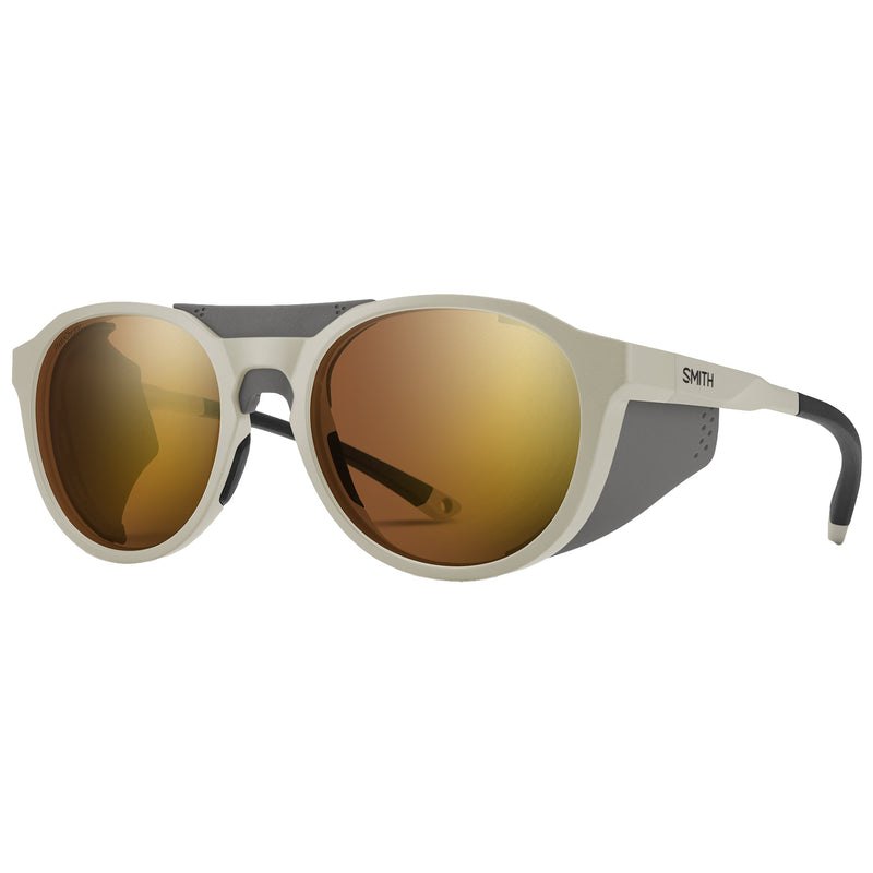 Load image into Gallery viewer, SMITH Venture Sunglasses - Matte Bone/ChromaPop Glacier Photochromic Gold Mirror 1