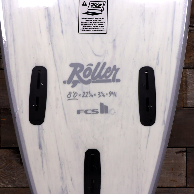 Load image into Gallery viewer, Softech Roller 8'0 × 22 ¼ × 3 ¼ Soft Top Surfboard - Gray 4