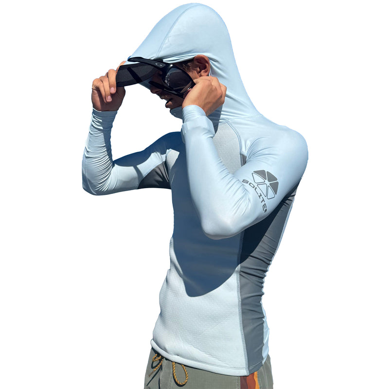 Load image into Gallery viewer, Solite Convertible Neo-Front 1.5mm Long Sleeve Hooded Rash Guard 3