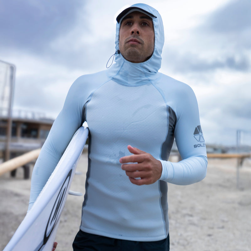 Load image into Gallery viewer, Solite Convertible Neo-Front 1.5mm Long Sleeve Hooded Rash Guard 5