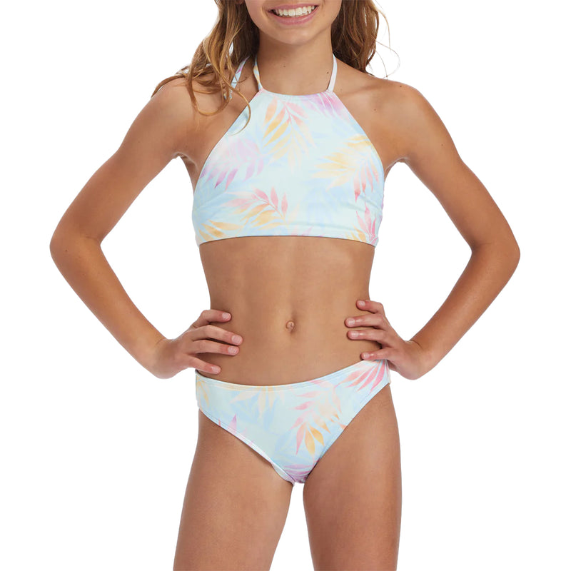 Load image into Gallery viewer, Billabong Youth Sweet Tropic High Neck Bikini Swimsuit Set 1