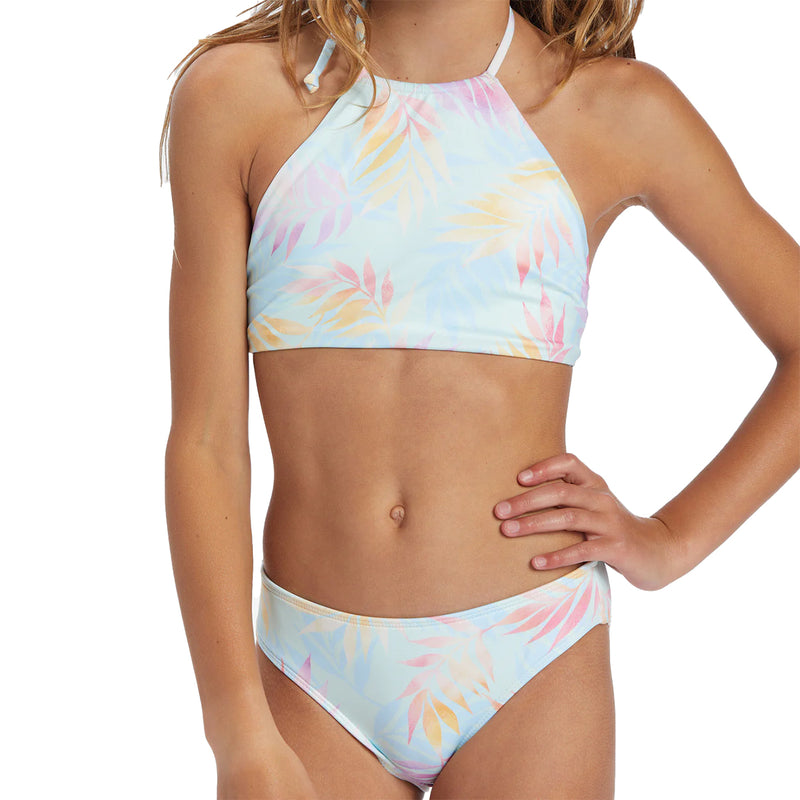 Load image into Gallery viewer, Billabong Youth Sweet Tropic High Neck Bikini Swimsuit Set 2