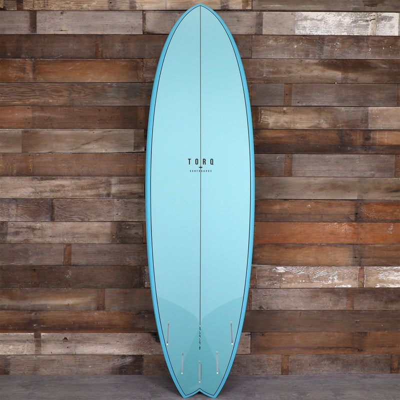 Load image into Gallery viewer, Torq ModFish TET 6'10 × 21 ¾ × 2 ¾ Surfboard - Deep Turquoise Pattern 2