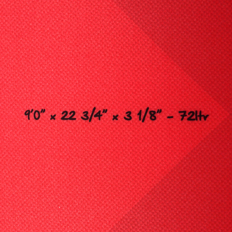Load image into Gallery viewer, Torq Longboard TET 9'0 × 22 ¾ × 3 ⅛ Surfboard - Admiral Red 4