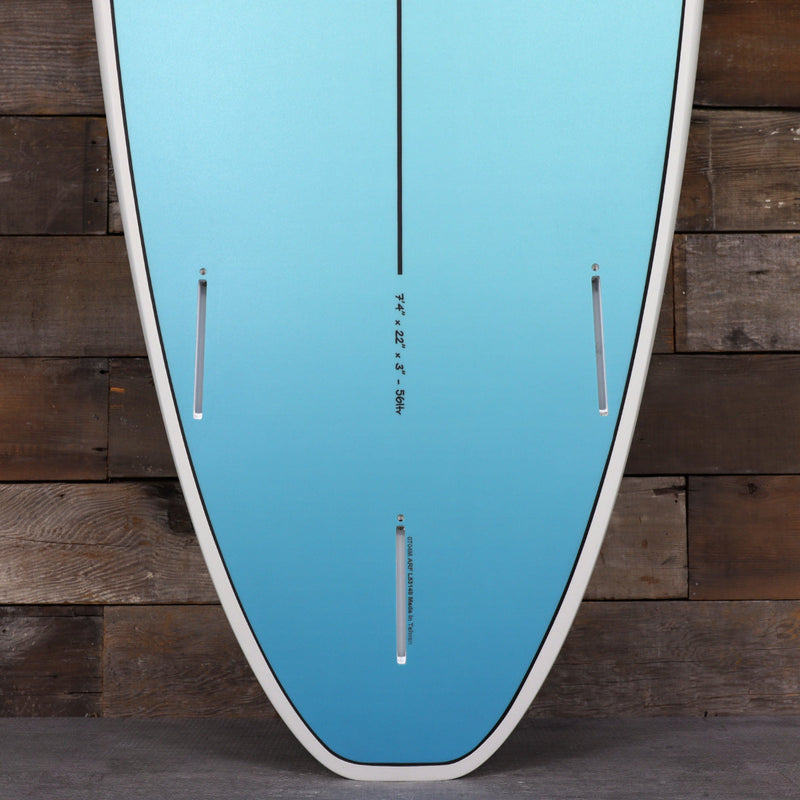 Load image into Gallery viewer, Torq Mod Fun V+ TET 7'4 × 22 × 3 Surfboard - Seagreen Fade 3