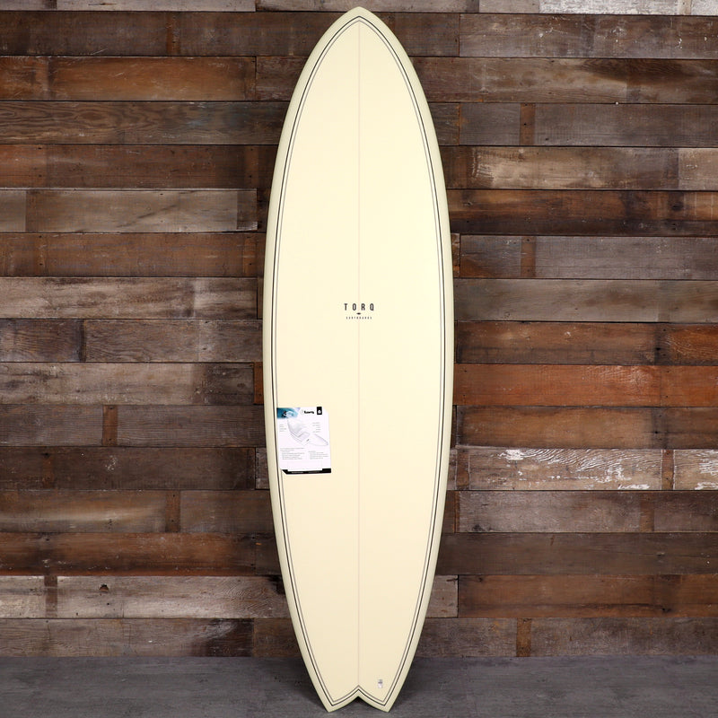Load image into Gallery viewer, Torq ModFish TET 6'3 × 20 ½ × 2 ½ Surfboard - Cream Pattern 1
