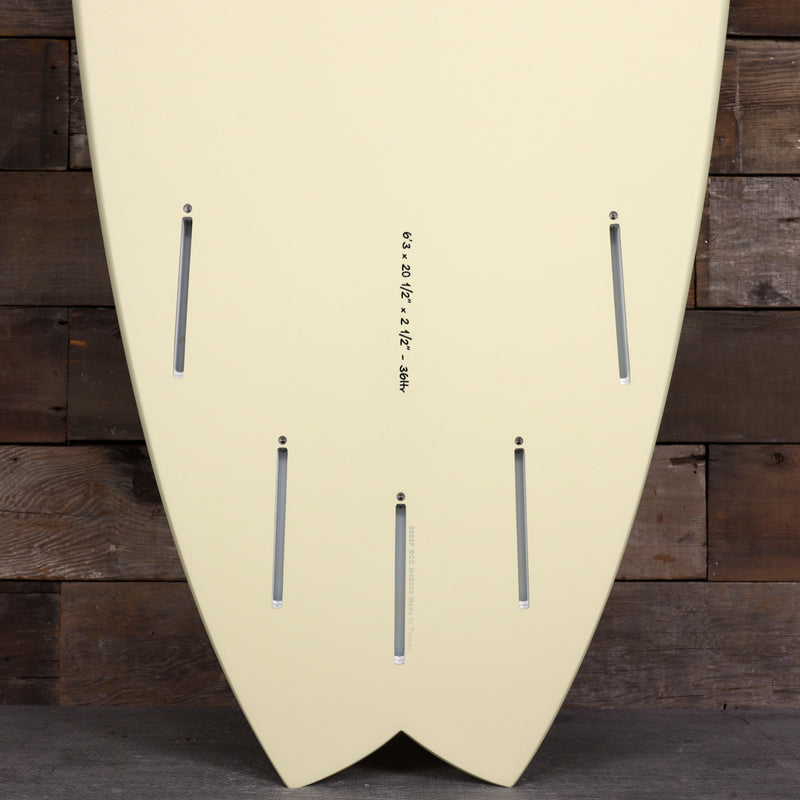 Load image into Gallery viewer, Torq ModFish TET 6'3 × 20 ½ × 2 ½ Surfboard - Cream Pattern 3