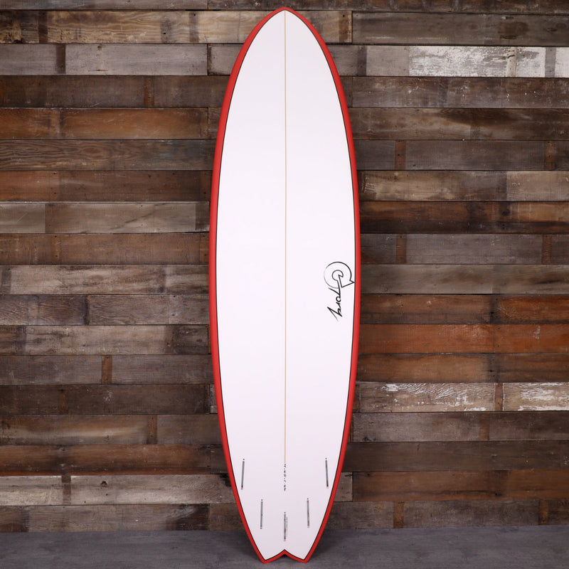 Load image into Gallery viewer, Torq ModFish TET 7'2 × 22 ½ × 3 Surfboard - Red Rail 2