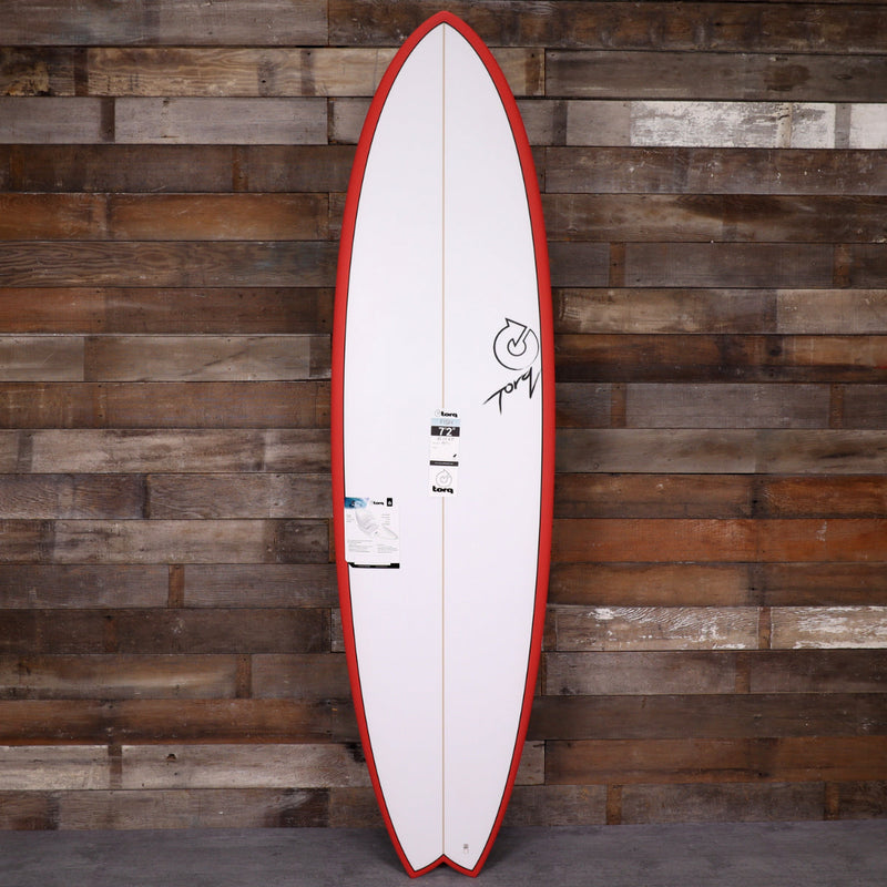 Load image into Gallery viewer, Torq ModFish TET 7'2 × 22 ½ × 3 Surfboard - Red Rail 1