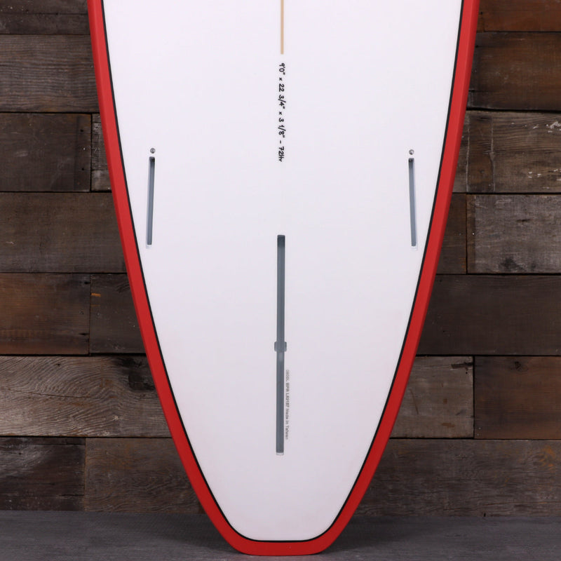 Load image into Gallery viewer, Torq Longboard TET 9'0 × 22 ¾ × 3 ⅛ Surfboard - Red Rail 3