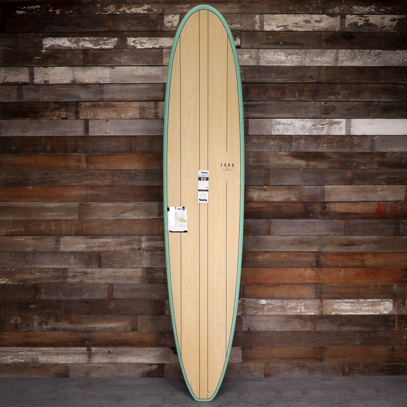 Load image into Gallery viewer, Torq Longboard TET 9'0 × 22 ¾ × 3 ⅛ Surfboard - Palm/Wood 1