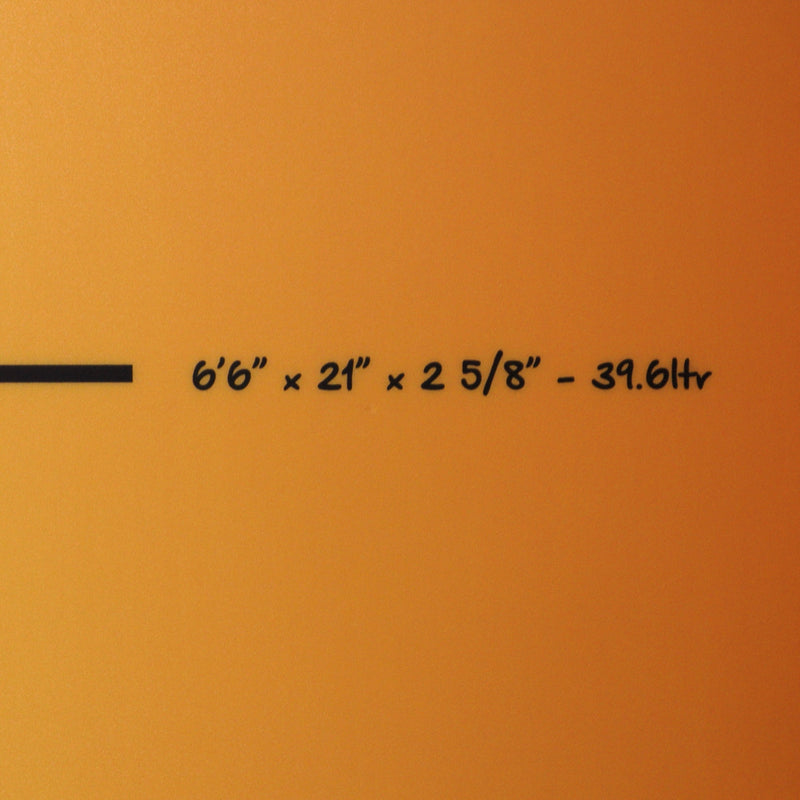 Load image into Gallery viewer, Torq ModFish TET 6'6 × 21 × 2 ⅝ Surfboard - Yellow/Orange Fade 4