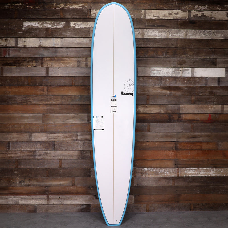 Load image into Gallery viewer, Torq Longboard TET 9'1 × 23 × 3 ⅛ Surfboard - Miami Blue Pinline 1