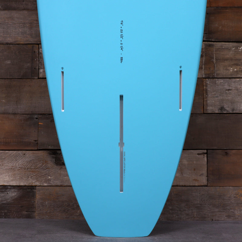 Load image into Gallery viewer, Torq Longboard TET 9'6 × 23 ½ × 3 ¼ Surfboard - Light Teal Blue Pinline 3