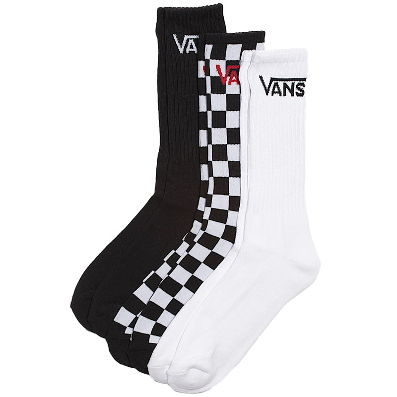 Load image into Gallery viewer, Vans Classic Crew Checkerboard Socks 3-Pack 1