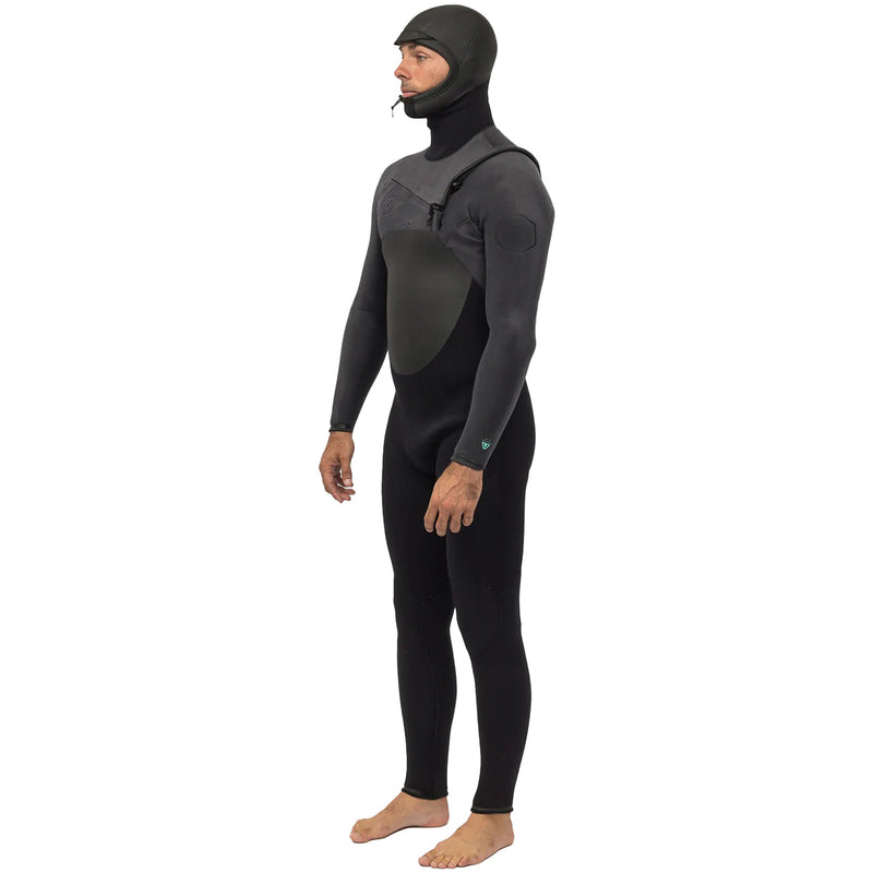 Load image into Gallery viewer, Vissla High Seas II 5/4 Hooded Chest-Zip Wetsuit 6