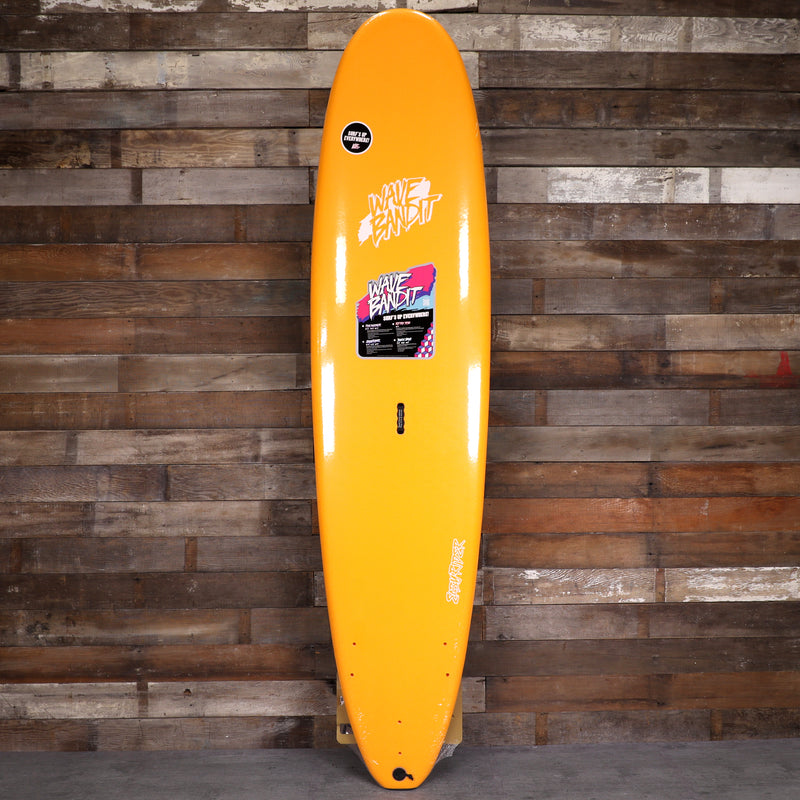 Load image into Gallery viewer, Wave Bandit Easy Rider 8'0 × 23 × 3 ⅜ Surfboard - Orange/White Bolt 1