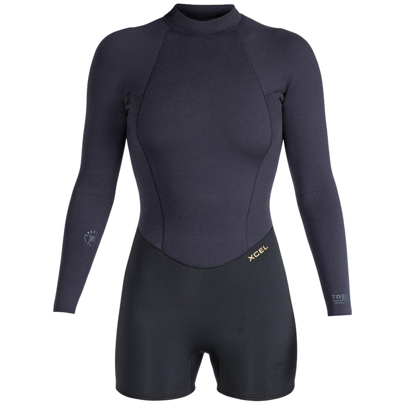 Load image into Gallery viewer, Xcel Women's Comp+ 2/1.5 Long Sleeve Back-Zip Boy-Cut Spring Wetsuit 1
