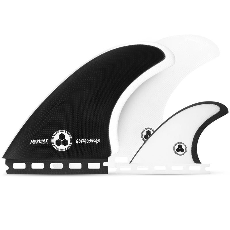 Load image into Gallery viewer, Channel Islands Merrick × Gudauskas Single Tab Twin + 1 Fin Set 2