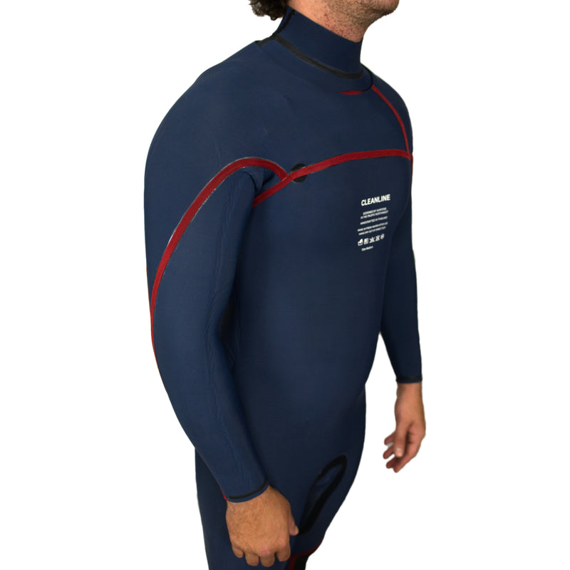 Load image into Gallery viewer, Cleanline 4/3 Chest-Zip Wetsuit 16