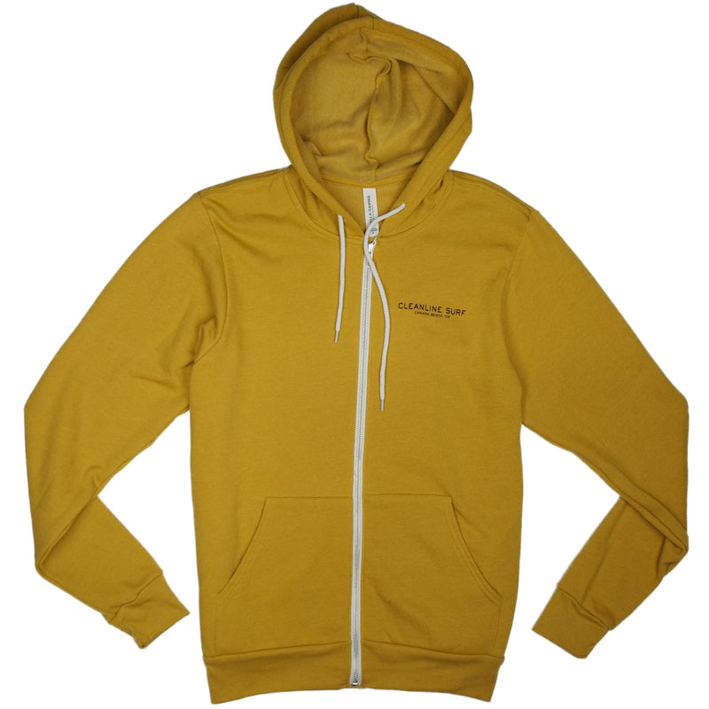 Load image into Gallery viewer, Cleanline Haystack Rays Zip Hoodie - Heather Mustard 2