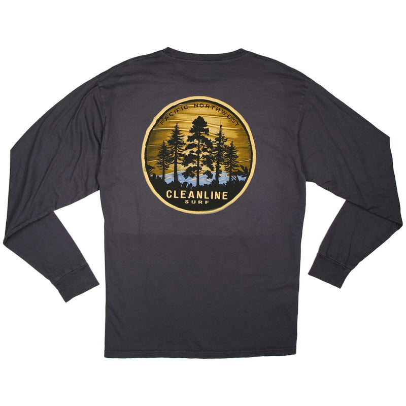 Load image into Gallery viewer, Cleanline Pacific Pines Long Sleeve T-Shirt 1