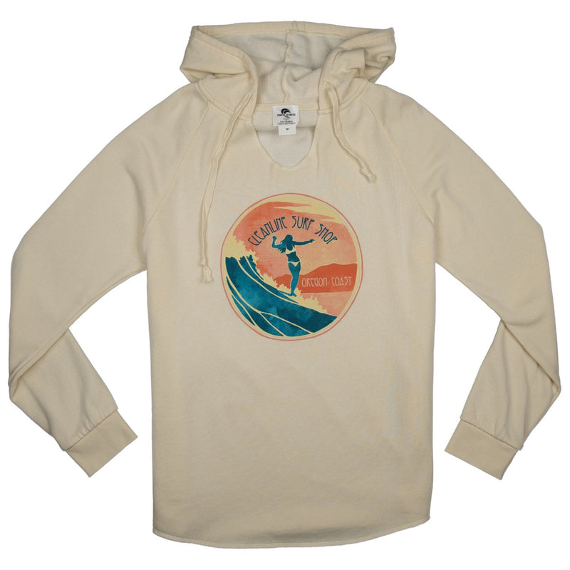 Load image into Gallery viewer, Cleanline Women's Wahine Style Pullover Hoodie 1