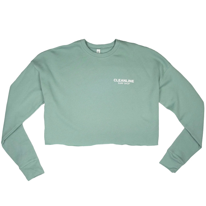 Load image into Gallery viewer, Cleanline Women's Lines Cropped Sweatshirt 4
