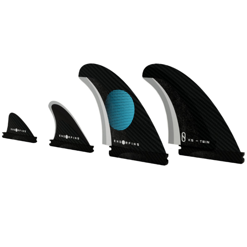 Load image into Gallery viewer, Endorfins KS Single Tab Twin + 2 Fin Set 2