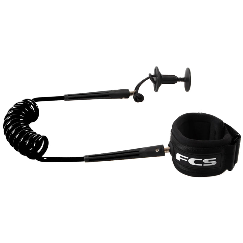 Load image into Gallery viewer, FCS Coiled Wrist Bodyboard Leash 3