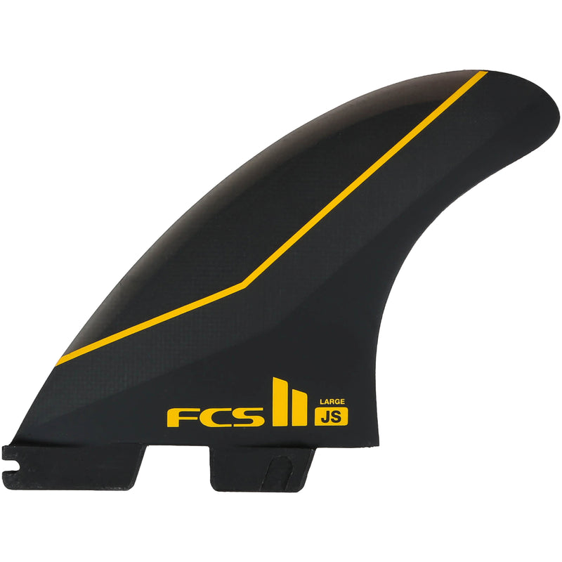 Load image into Gallery viewer, FCS II JS Industries PC Carbon Tri-Fin Set 1