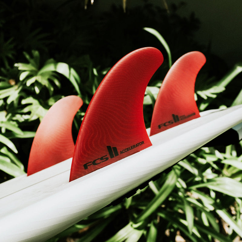 Load image into Gallery viewer, FCS II Accelerator Neo Glass Eco Tri-Fin Set 4