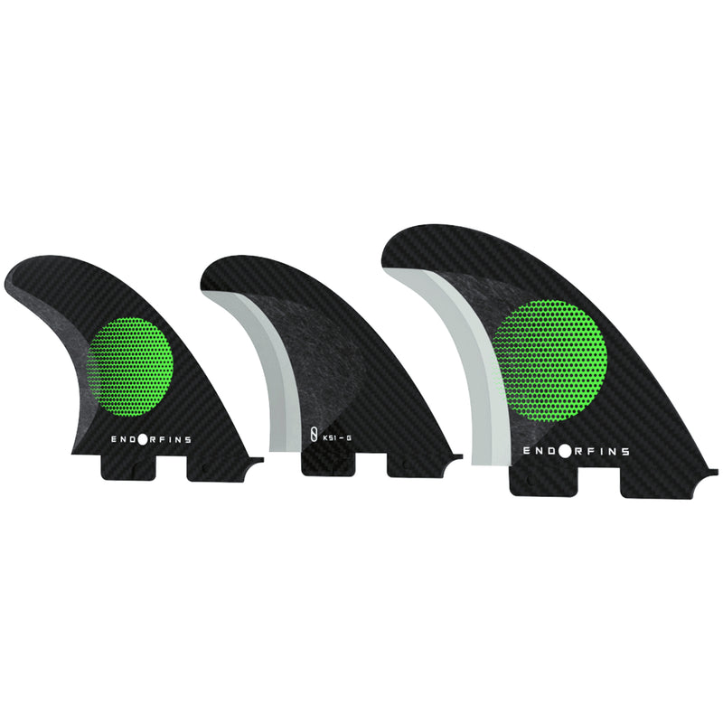 Load image into Gallery viewer, Endorfins KS1 Grom Double Tab Tri-Fin Set 2