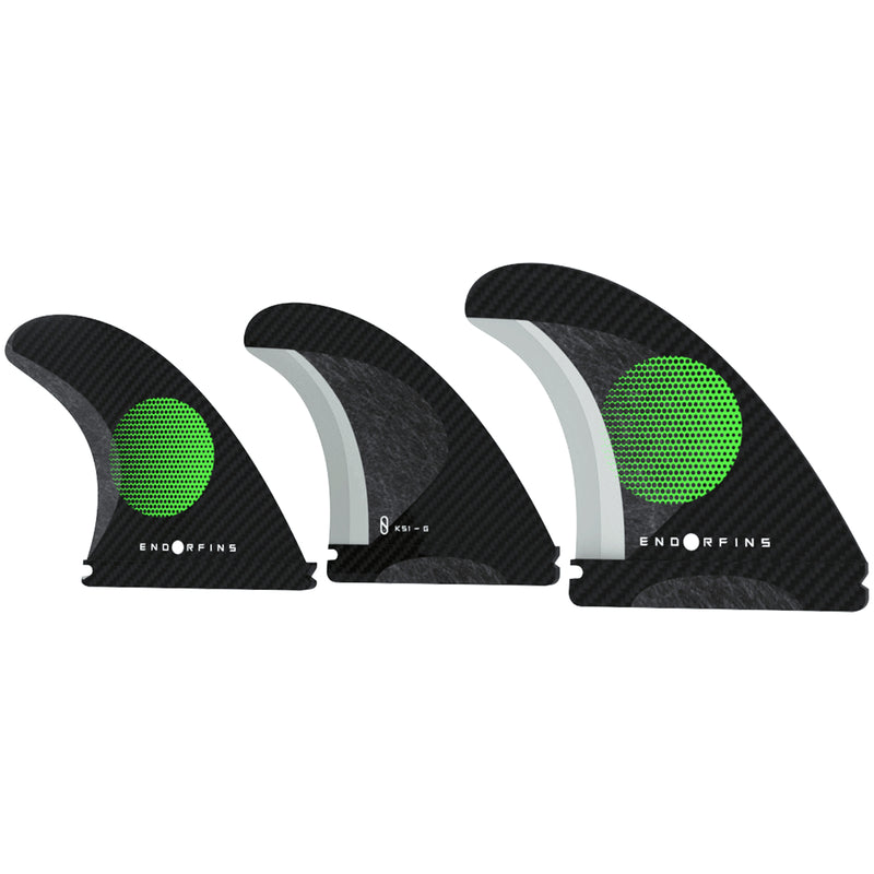 Load image into Gallery viewer, Endorfins KS1 Grom Single Tab Tri-Fin Set 2