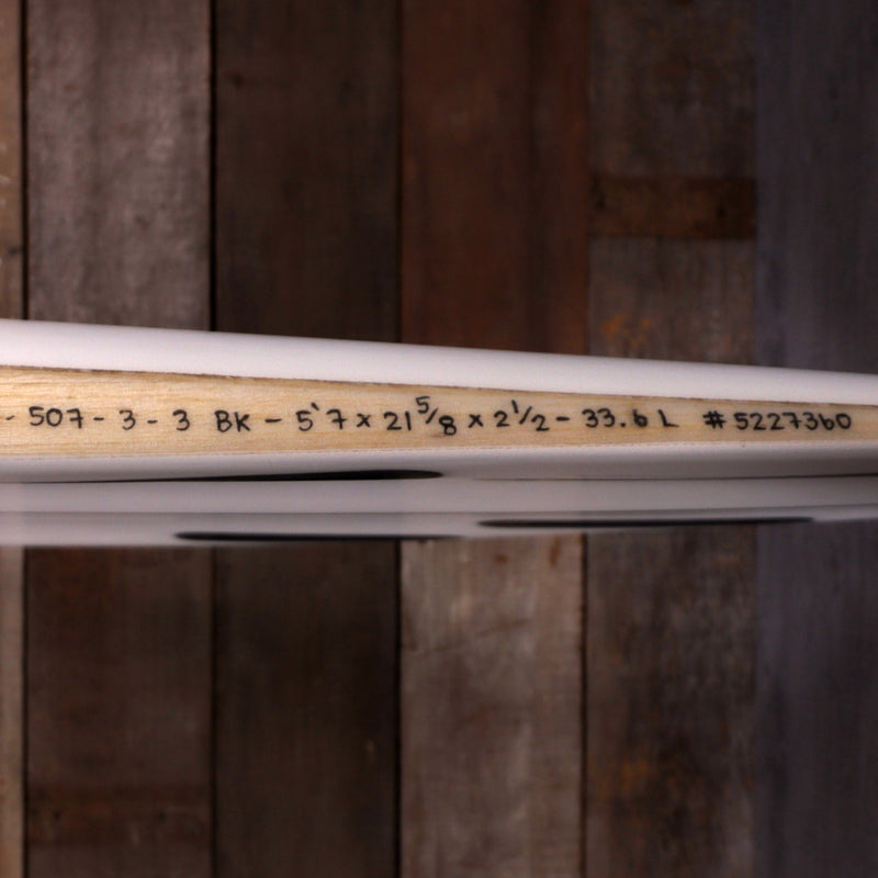 Load image into Gallery viewer, Firewire Seaside Helium 5'7 × 21 ⅝ × 2 ½ Surfboard - Black Rails 4