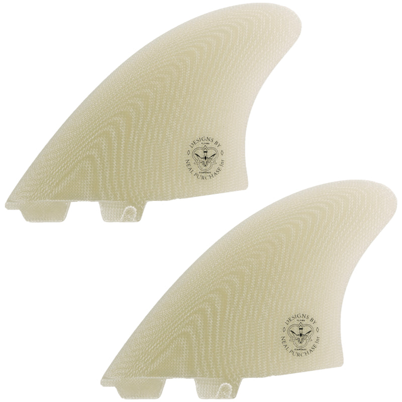 Load image into Gallery viewer, Flying Diamonds NPJ Keel Double Tab Twin Fin Set - Volan 2