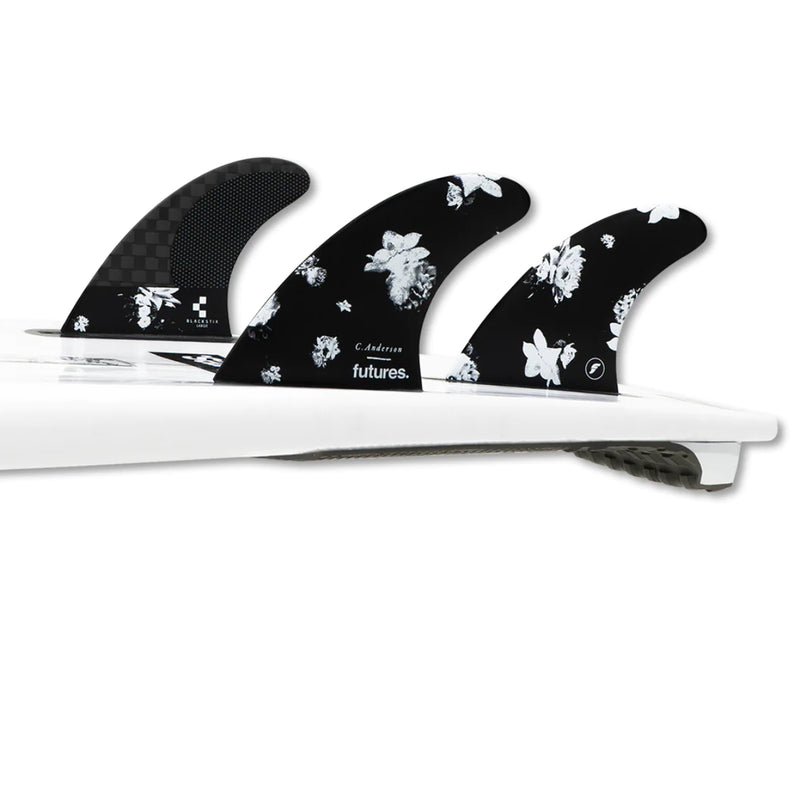 Load image into Gallery viewer, Futures Ando Blackstix Tri-Fin Set 6