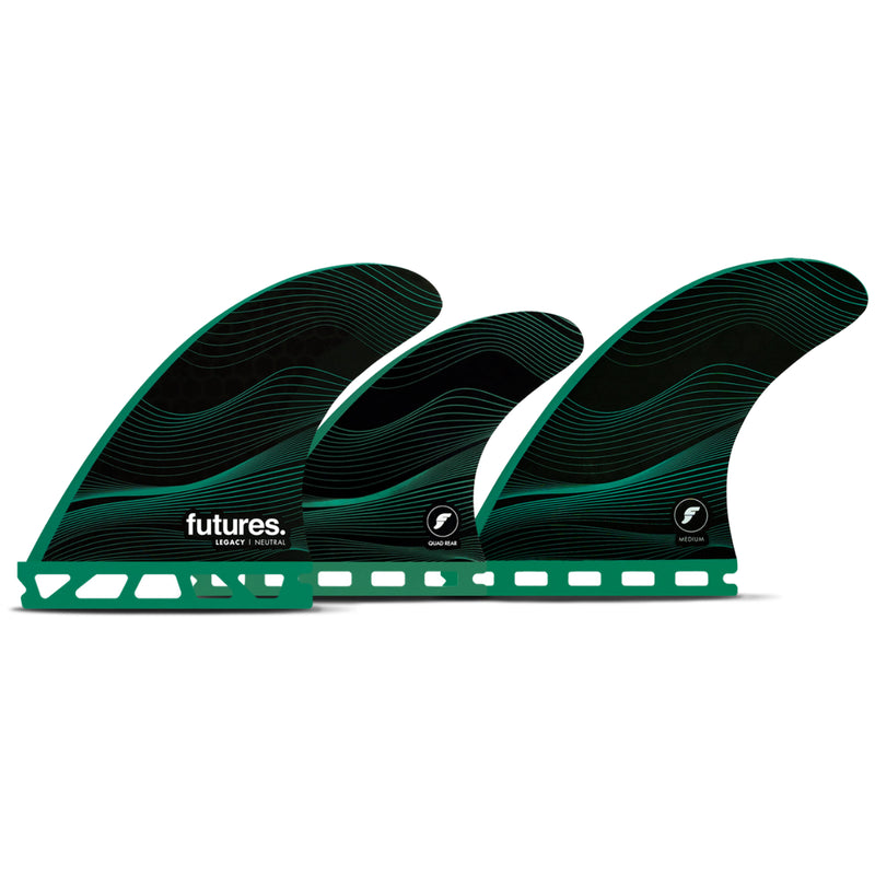 Load image into Gallery viewer, Futures F6 Legacy Honeycomb Tri-Quad Fin Set 2