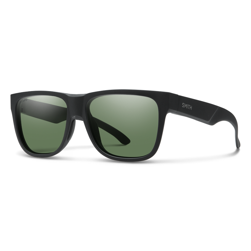 Load image into Gallery viewer, SMITH Lowdown 2 Polarized Sunglasses - Matte Black/Chromapop Gray Green 1