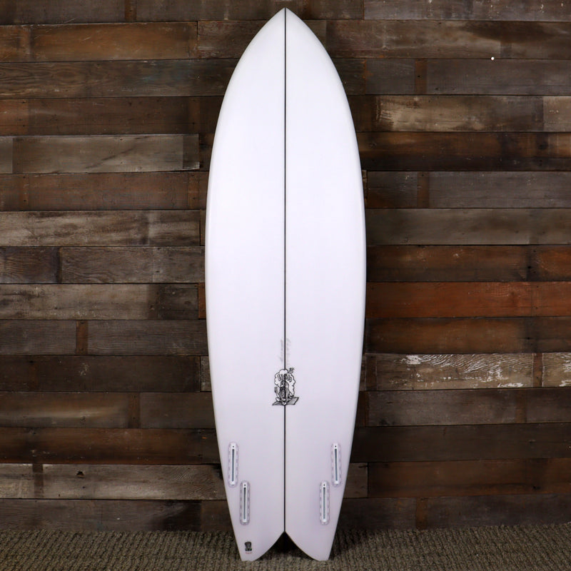 Load image into Gallery viewer, Murdey Fish 6'0 × 21 ¼ × 2 ½ Surfboard - Volan White 2