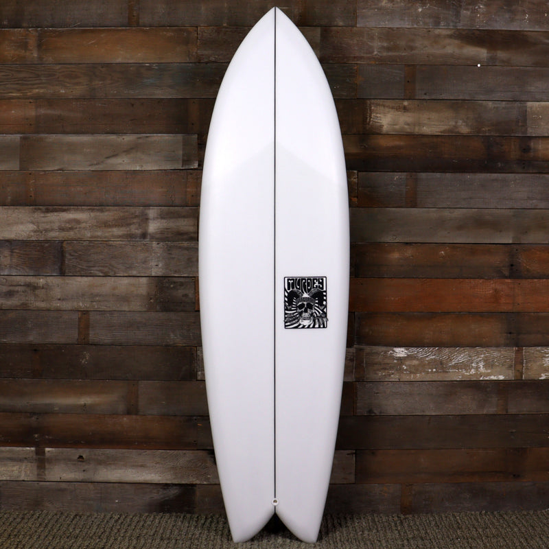 Load image into Gallery viewer, Murdey Fish 6'0 × 21 ¼ × 2 ½ Surfboard - Volan White 1