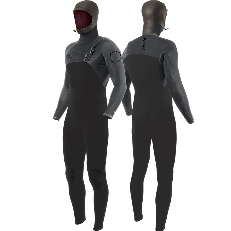 Load image into Gallery viewer, Vissla High Seas II 4/3 Hooded Chest-Zip Wetsuit 6