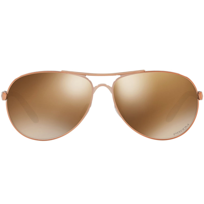 Load image into Gallery viewer, Oakley Women's Feedback Polarized Sunglasses - Rose Gold/Prizm Tungsten 3