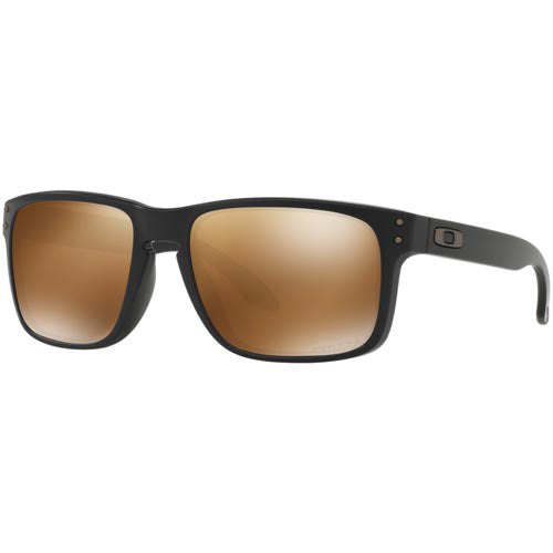 Load image into Gallery viewer, Oakley Holbrook Polarized Sunglasses - Matte Black/Prizm Tungsten 1