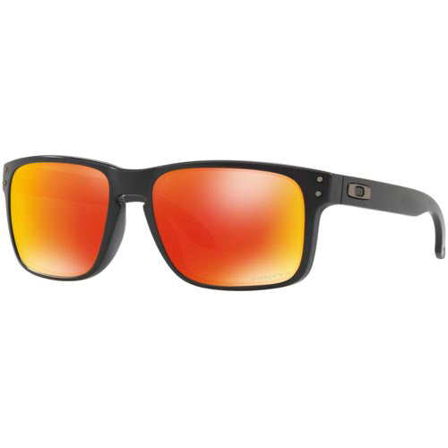 Load image into Gallery viewer, Oakley Holbrook Sunglasses - Matte Black/Prizm Ruby 1