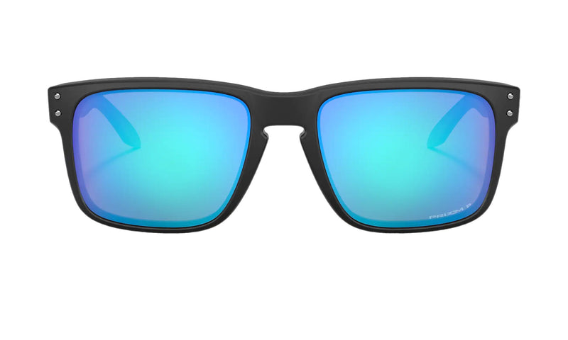 Load image into Gallery viewer, Oakley Holbrook Polarized Sunglasses - Matte Black/Prizm Sapphire 2
